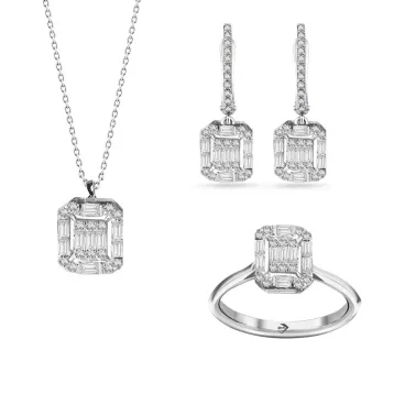 1,41 Karat Pırlanta Mini Set